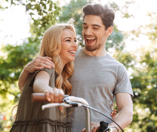 Happy young couple